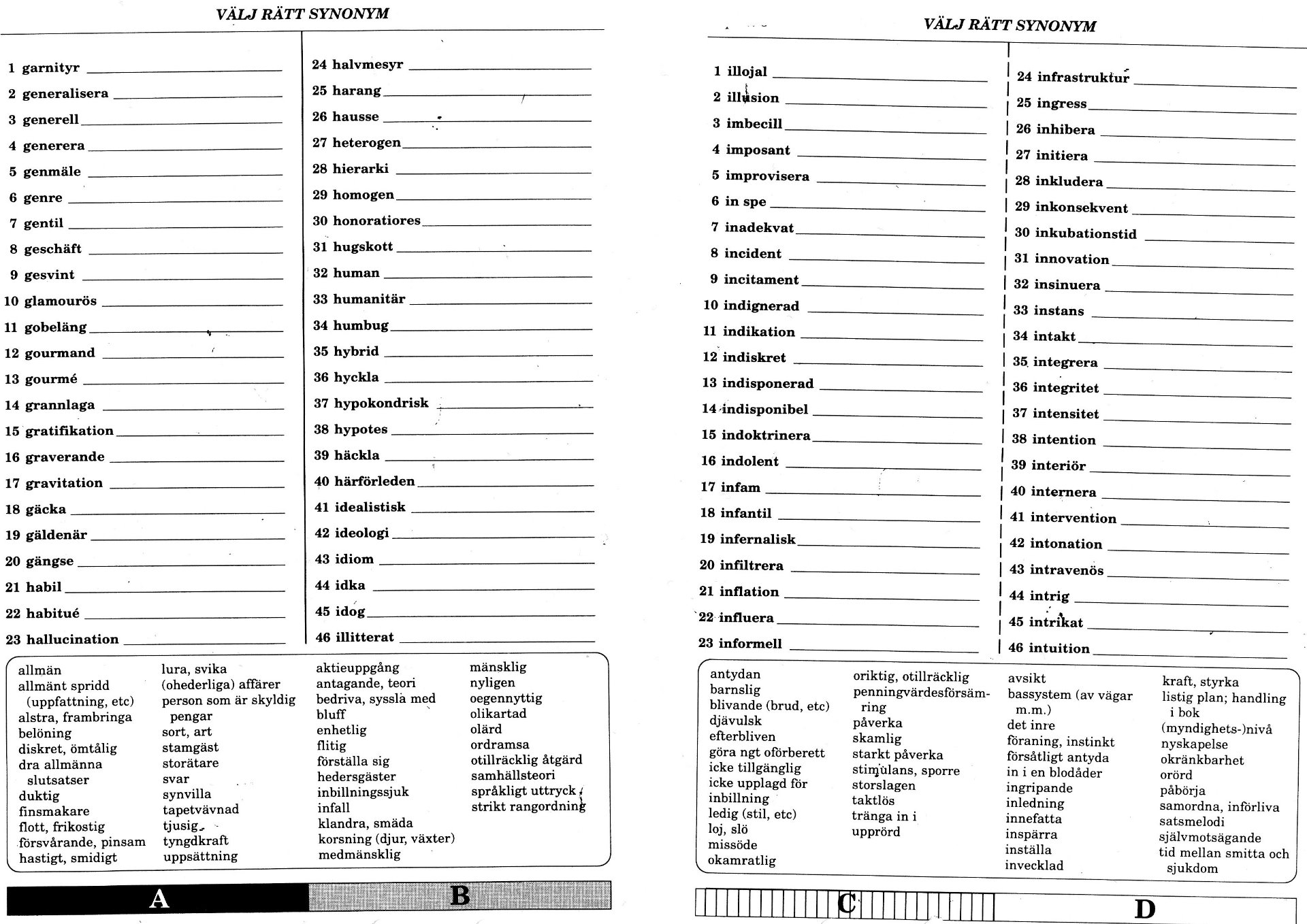SVENSKA FÖR NYBÖRJARE